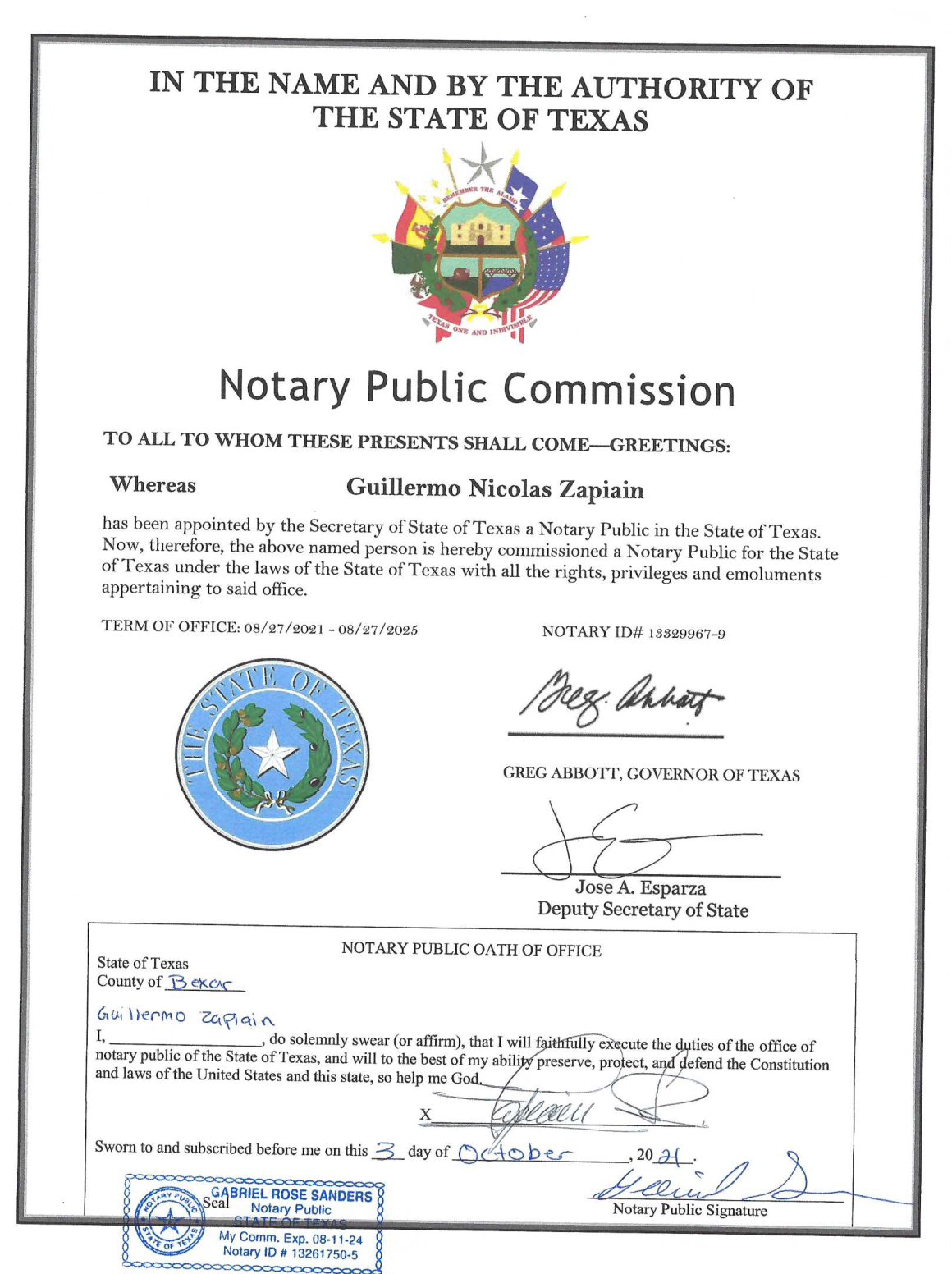 License 2025-2029